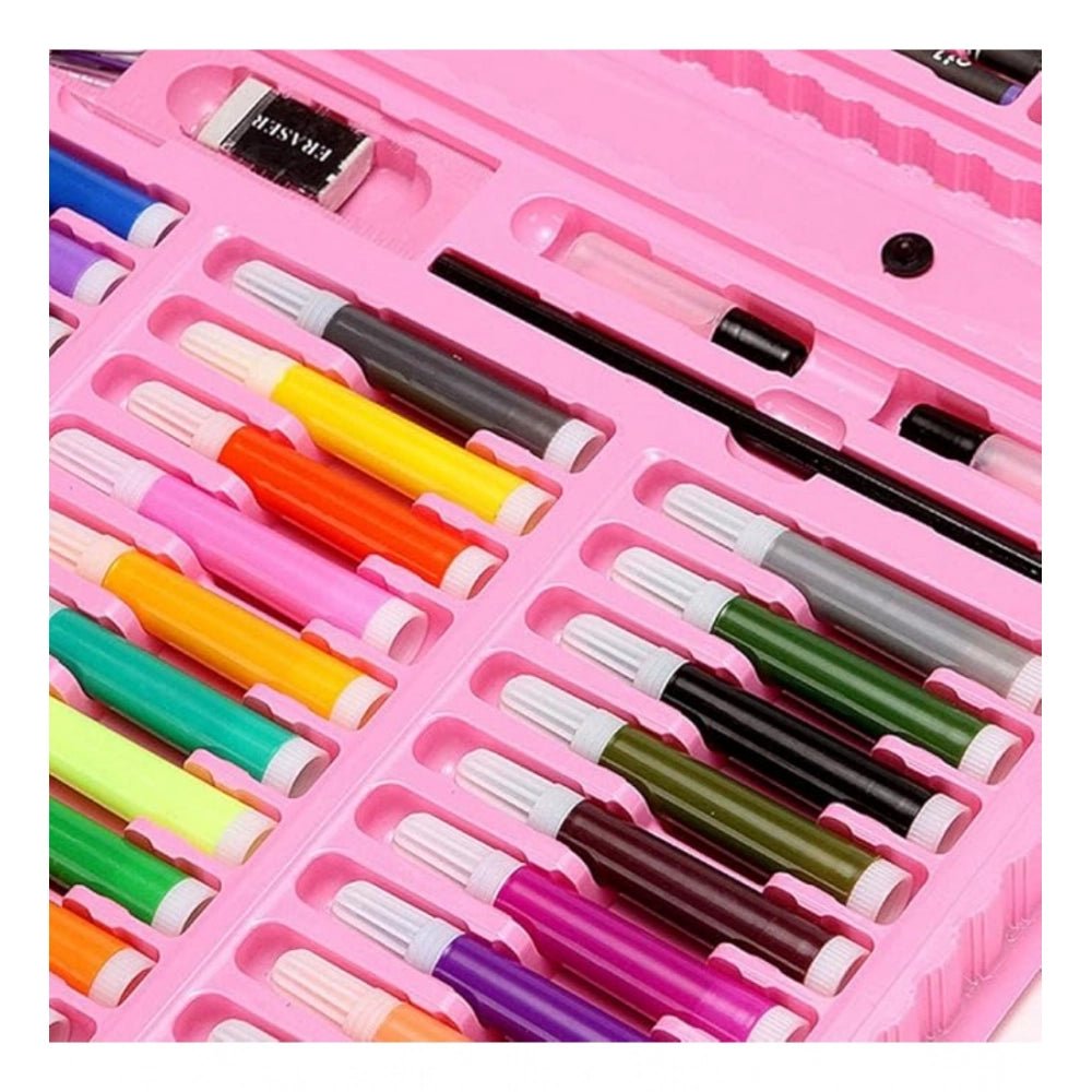 Plastic Deluxe Art Drawing Set For Kids Drawing And Painting 150Pcs Set (Multicolor) - Image 4
