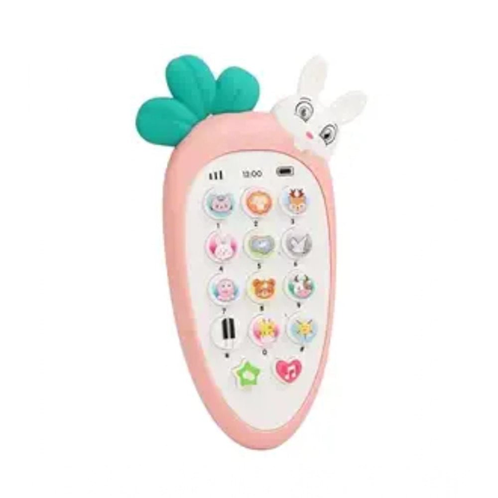 Plastic Rabit Mobile Phone Toy For Kids With Music And Light Early Educational Smart Phone (Multicolor ) - Image 2