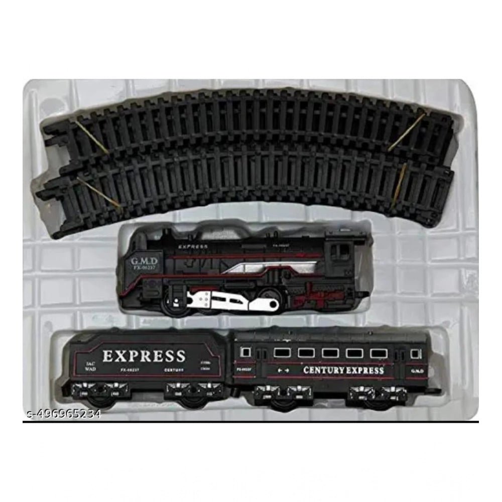 Plastic Amazing Musical Classic Toy Train 13Pcs Toy Set (Multicolor) - Image 3