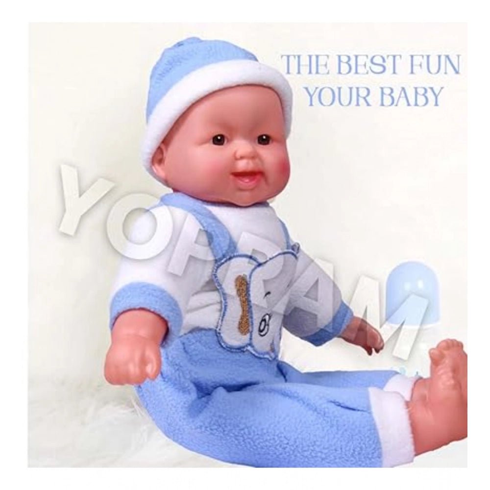Plastic Happy Baby Laughing Musical Boy Doll With Touch Sensors - Sound Ideal Gift For Kids (Multicolor ) - Image 4