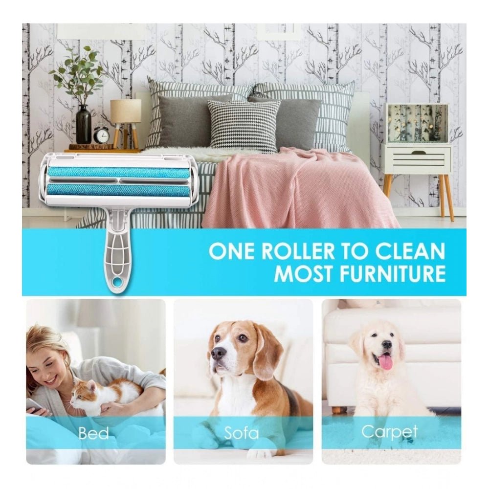 Plastic Dog Hair Remover Roller (Blue) - Image 2