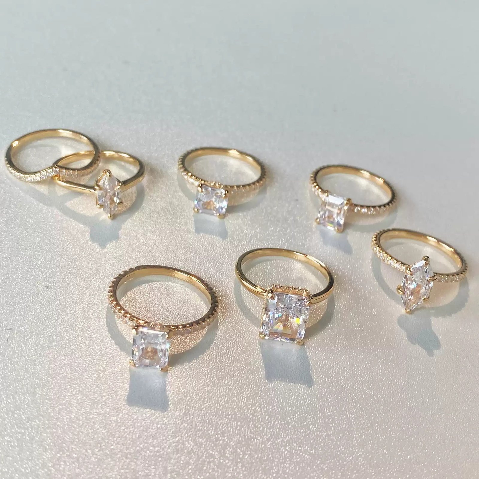 Ice-flower-cut High-carat Diamond Ring For Women