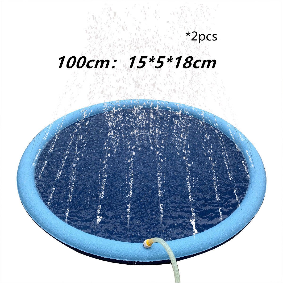Non-Slip Splash Pad For Kids And Pet Dog Pool Summer Outdoor Water Toys Fun Backyard Fountain Play Mat - Image 13