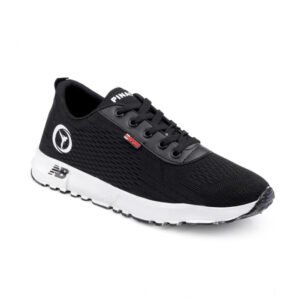 Men's Casual Mesh Lace-ups Casual Shoes (Black)