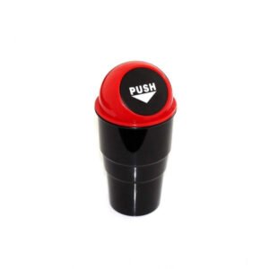 Pack Of 4_Car Dustbin – Portable Vehicle Trash Bin for Interior Organization (Color: Assorted )