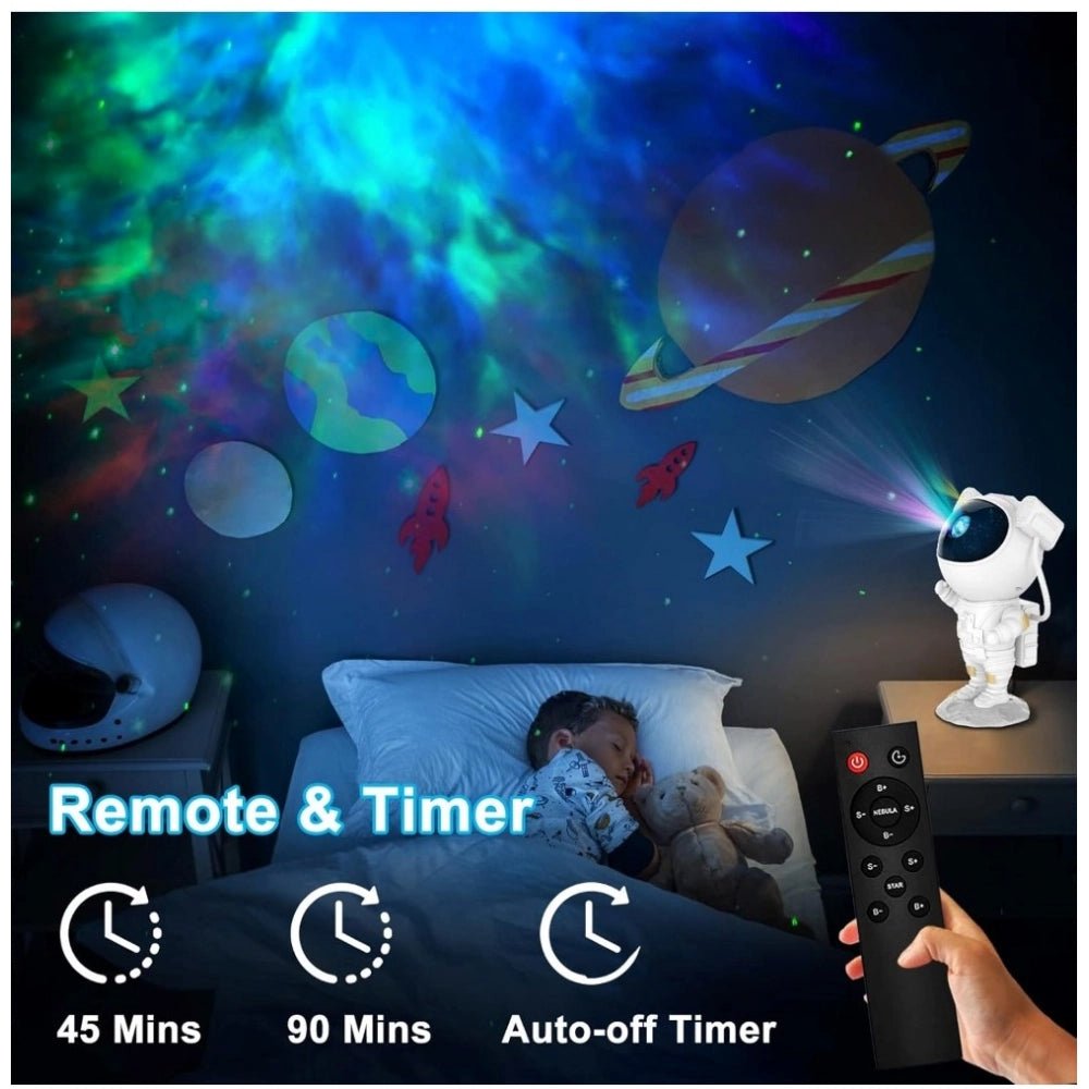 Plastic Galaxy Projector Night Lamp – Astronaut Design - Image 3