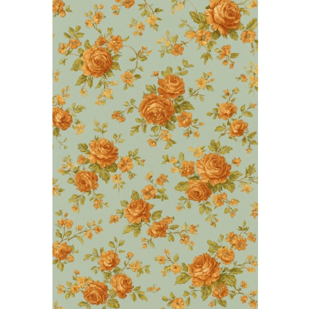 Microfiber Floral Printed Double Bedsheet with 2 Pillow Covers (Beige) - Image 2