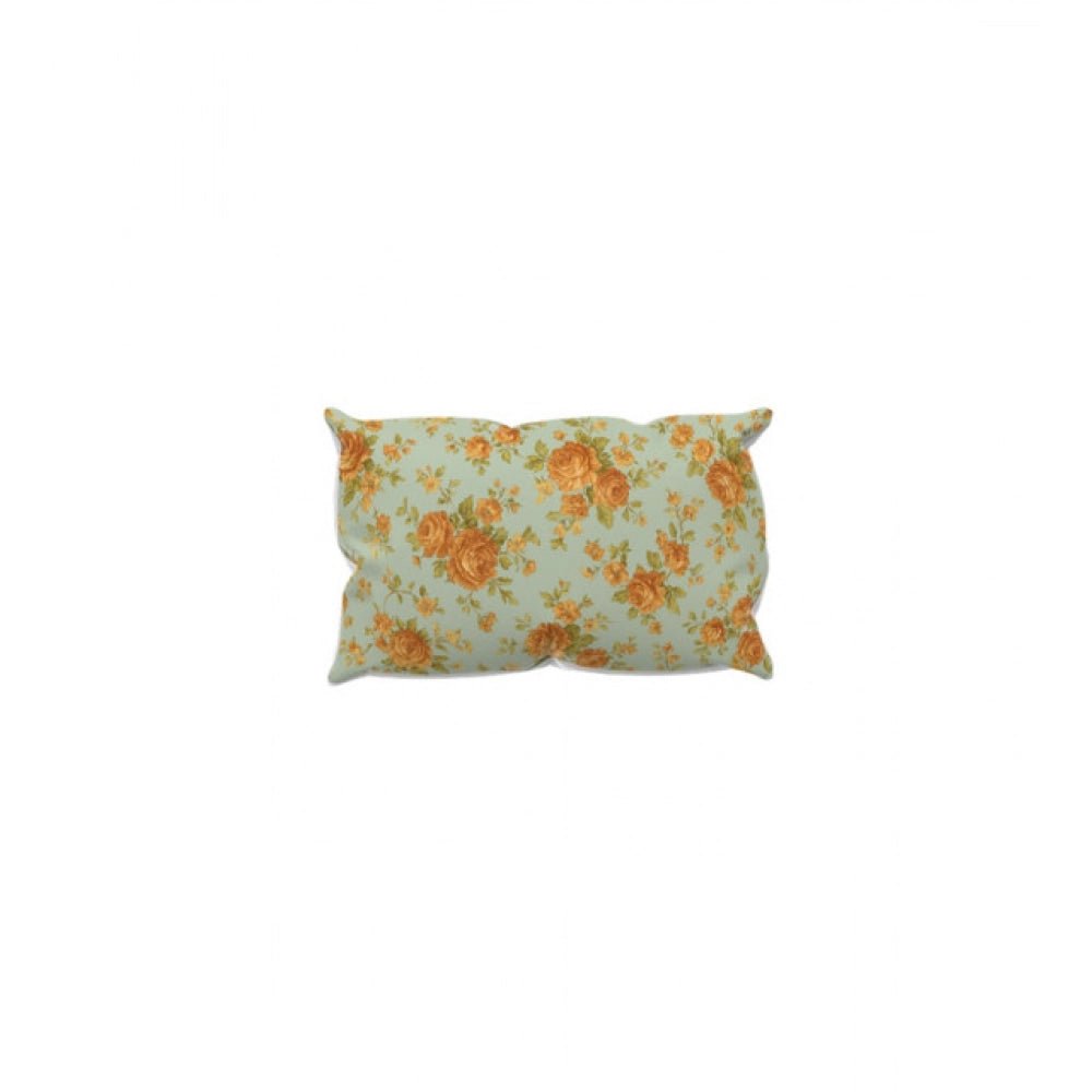 Microfiber Floral Printed Single Bedsheet with 1 Pillow Cover (Beige) - Image 3