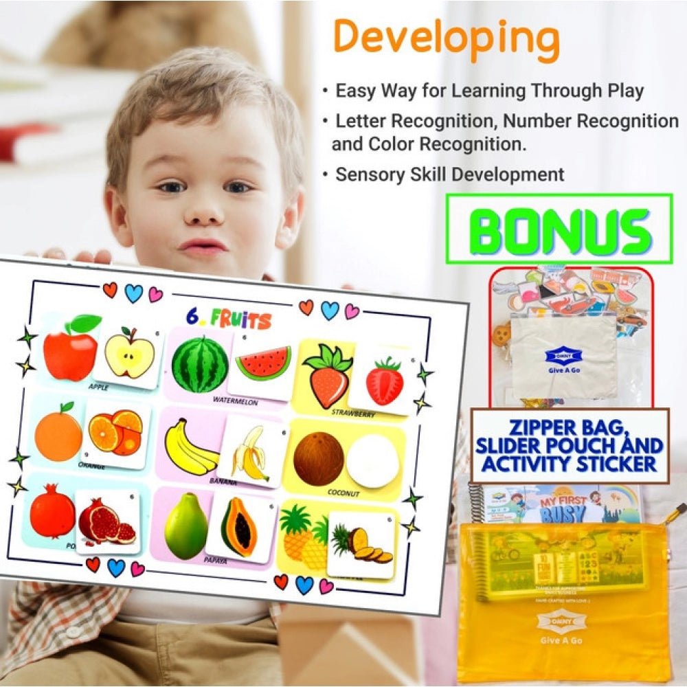 My First Busy Book – Fun And Educational Activity Kit for Kids (2-4 Years, Multicolor) - Image 3