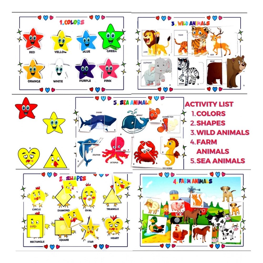 My First Busy Book – Fun And Educational Activity Kit for Kids (2-4 Years, Multicolor) - Image 6