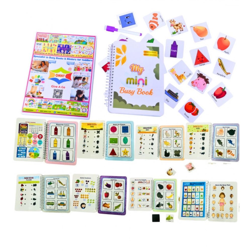 Montessori Busy Book Benefits– Complete Early Learning Activity Book (2–4 Years, Multicolor) - Image 5