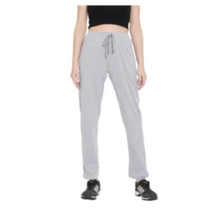 Cotton Solid Elasticated Track Pants (Light Grey)