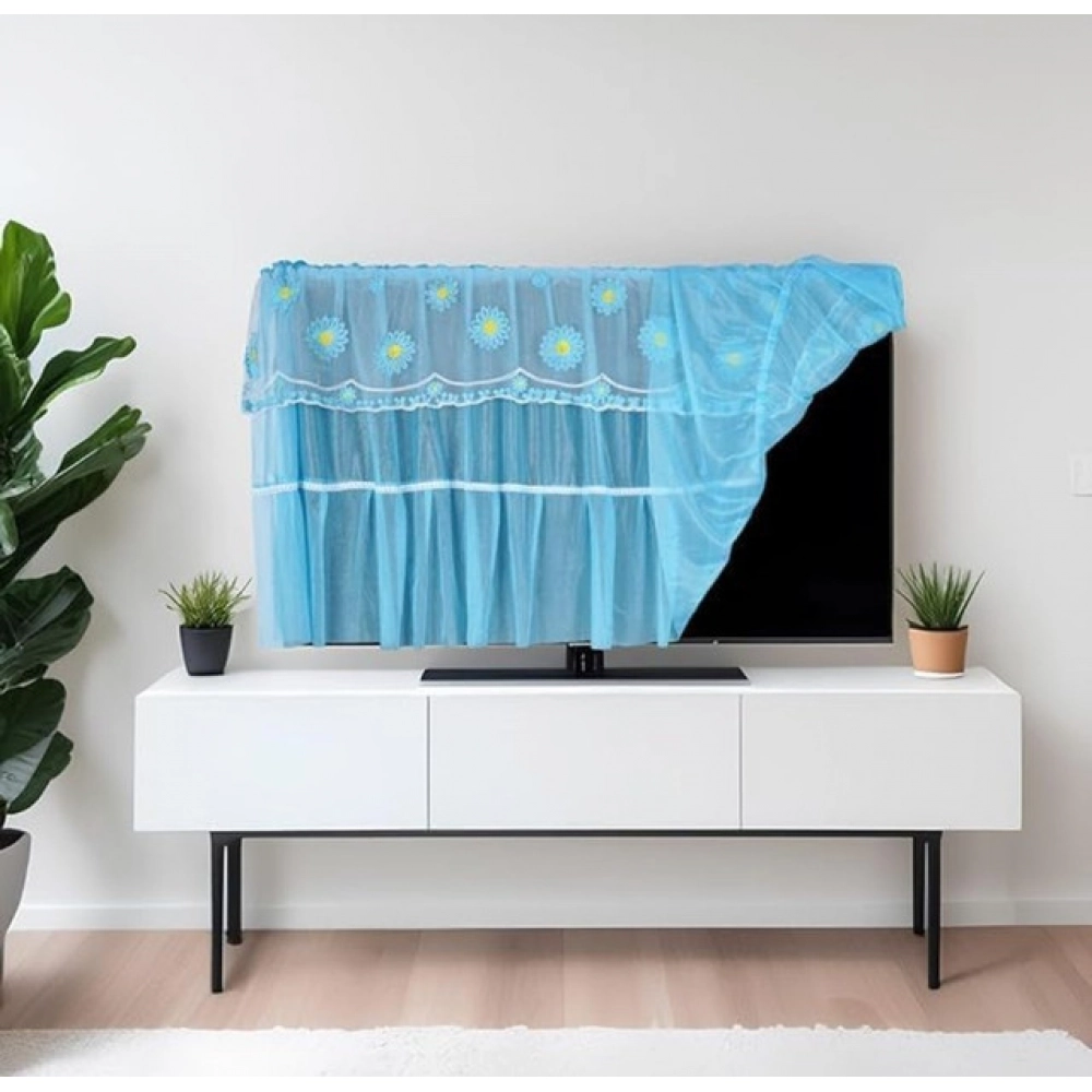 Generic Pack of 2 LED TV Cover (28-34 Inch) (40-45 Inch) (50-55 Inch) (Blue) - Image 3