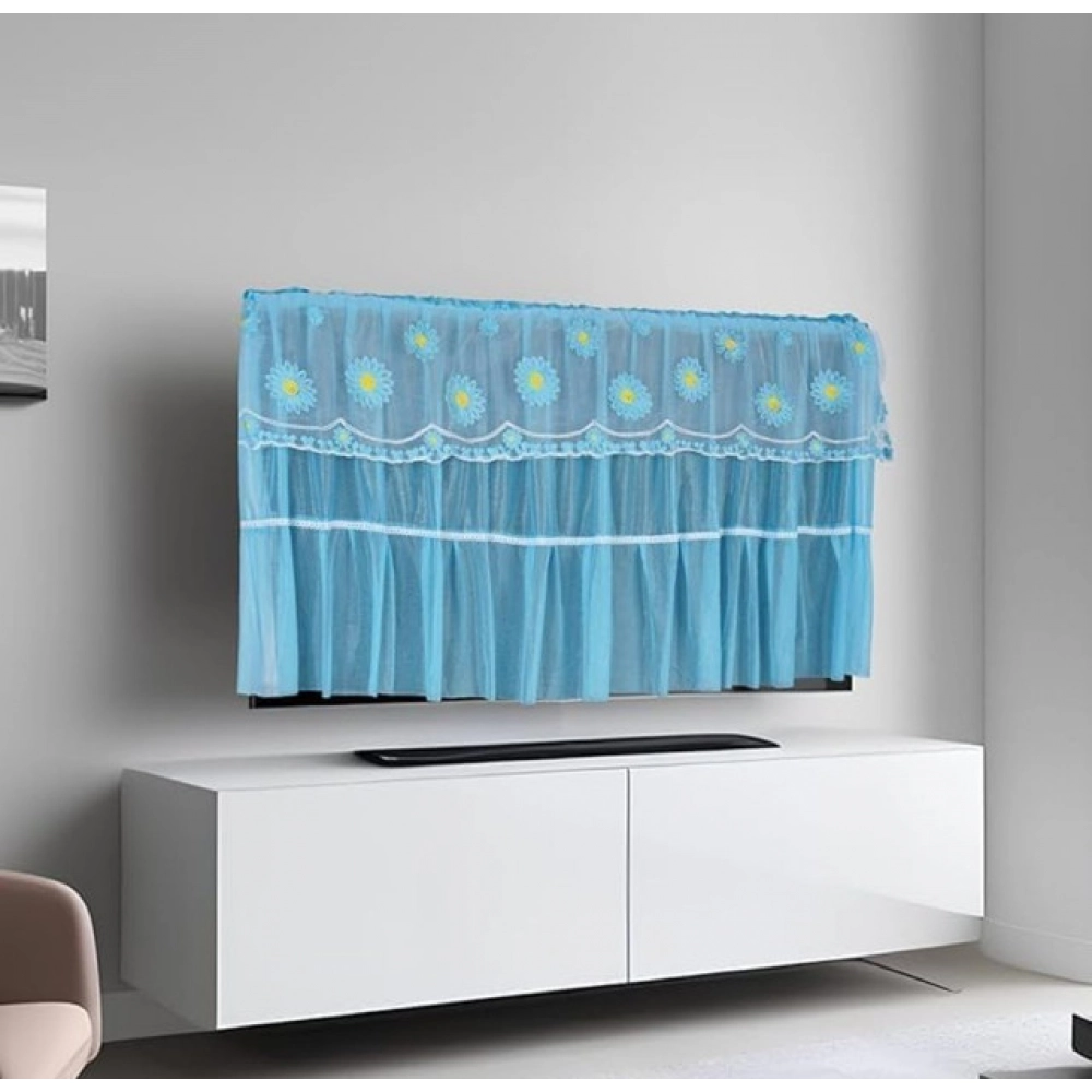 Generic Pack of 2 LED TV Cover (28-34 Inch) (40-45 Inch) (50-55 Inch) (Blue) - Image 2