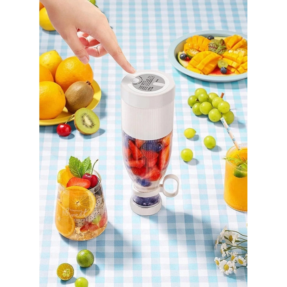 Generic 4 Blade Juicer Bottle (Multicolor) - Image 4