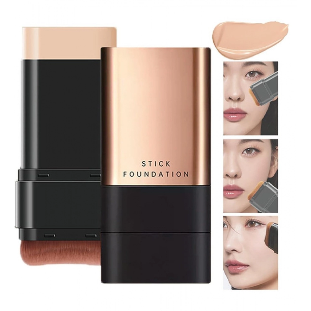 Generic Pack of 2 2 In 1 Makeup Foundation Stick (Beige) - Image 5
