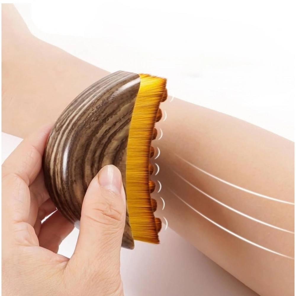 Generic Pack of 2 Lymphatic Contour Face Brush (Brown) - Image 4
