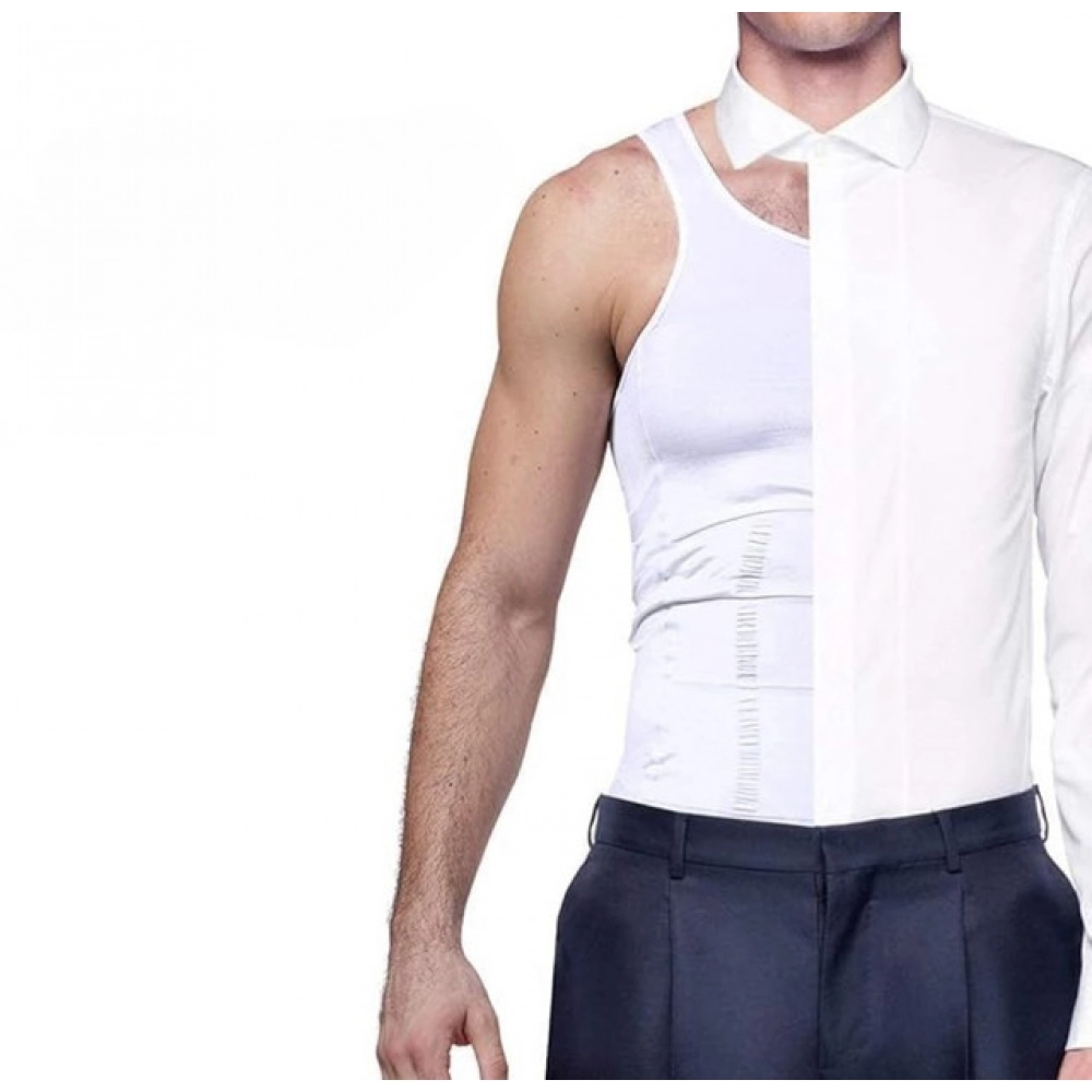 Generic Slim N Lift Men Shaper (White) - Image 3