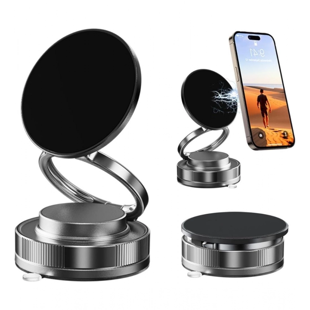 Generic T28 Magnetic Phone Holder (Silver-Black) - Image 6