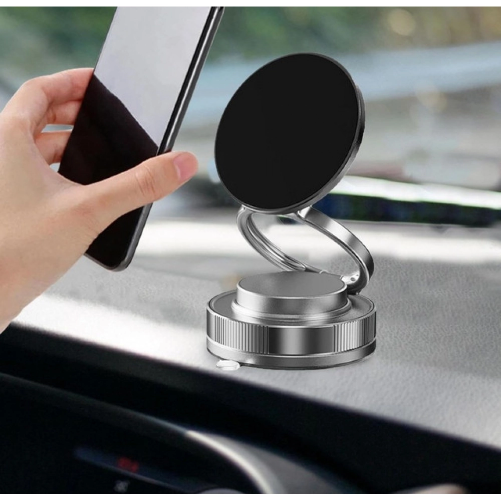 Generic T28 Magnetic Phone Holder (Silver-Black) - Image 5
