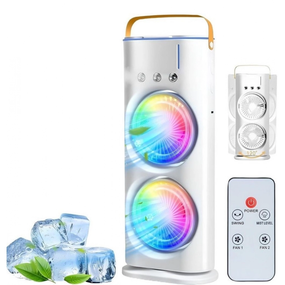 Generic Double End Air Cooler Mist Fan (Multicolor) - Image 2