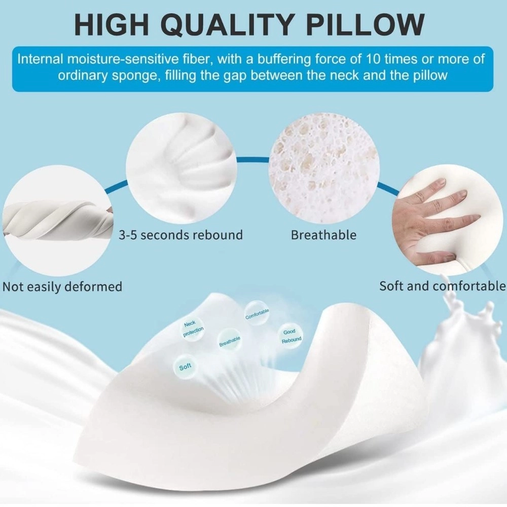 Generic Orthopedic Neck Pillow (Grey) - Image 3