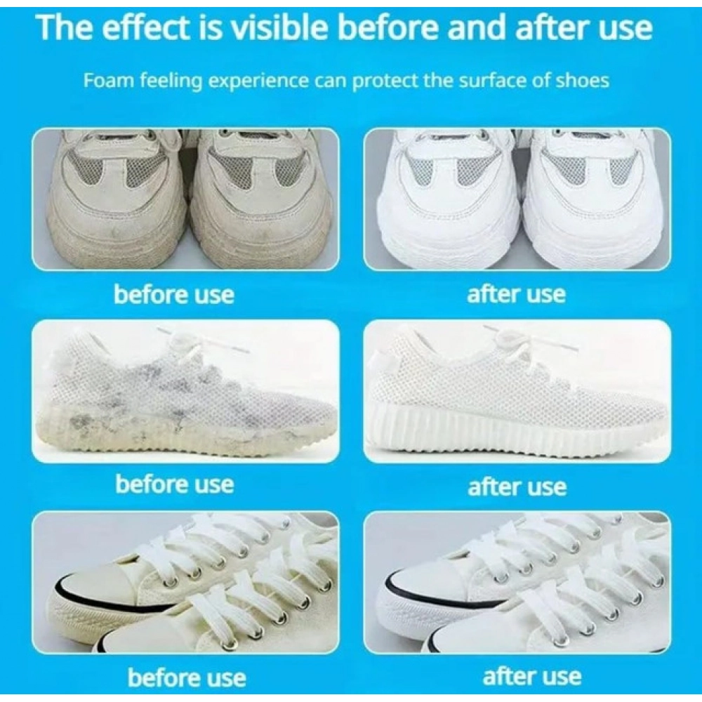 Generic Pack of 2 2 in 1 Shoe Cleaning Brush (White) - Image 2