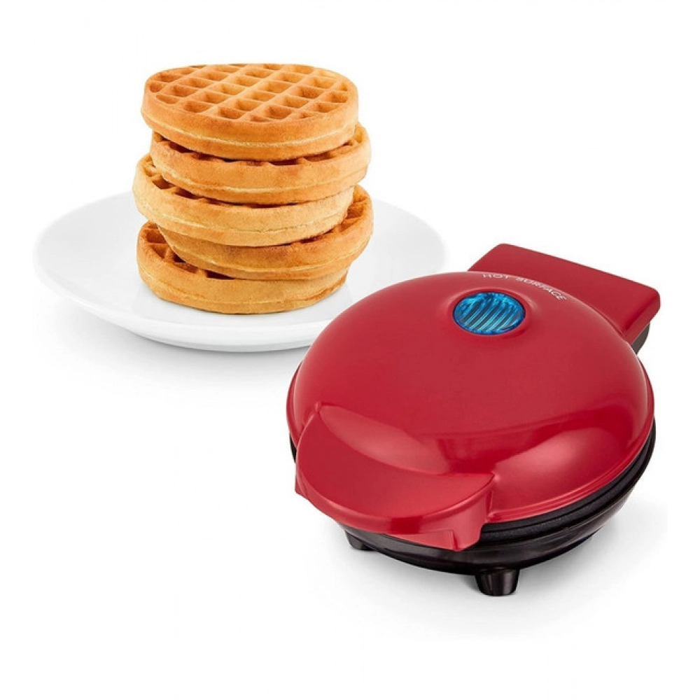 Generic Waffle Maker (Red) - Image 4
