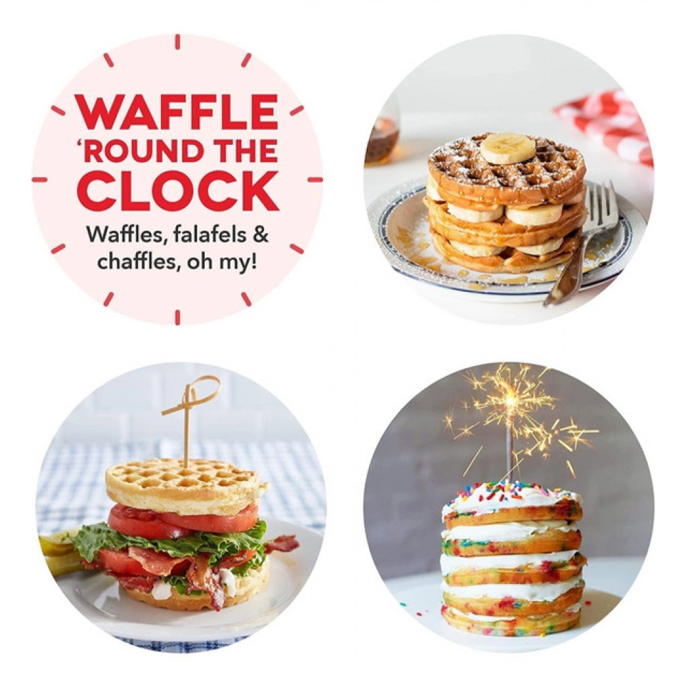 Generic Waffle Maker (Red) - Image 3