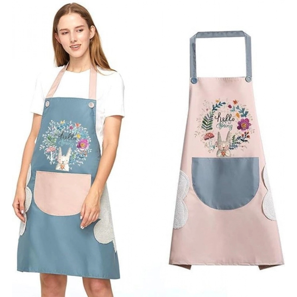 Generic Pack of 2 Kitchen Pocket Apron (Multicolor) - Image 4