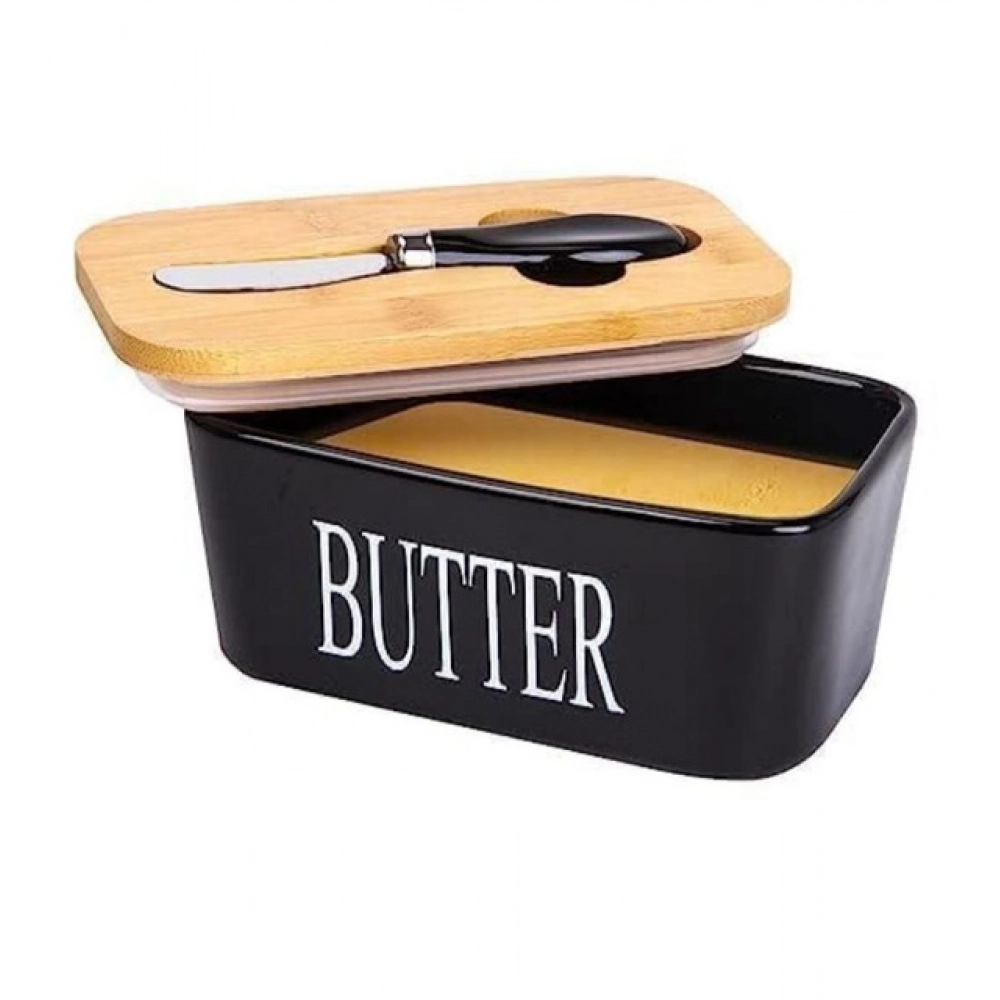 Generic Ceramic Butter Box (Black) - Image 5