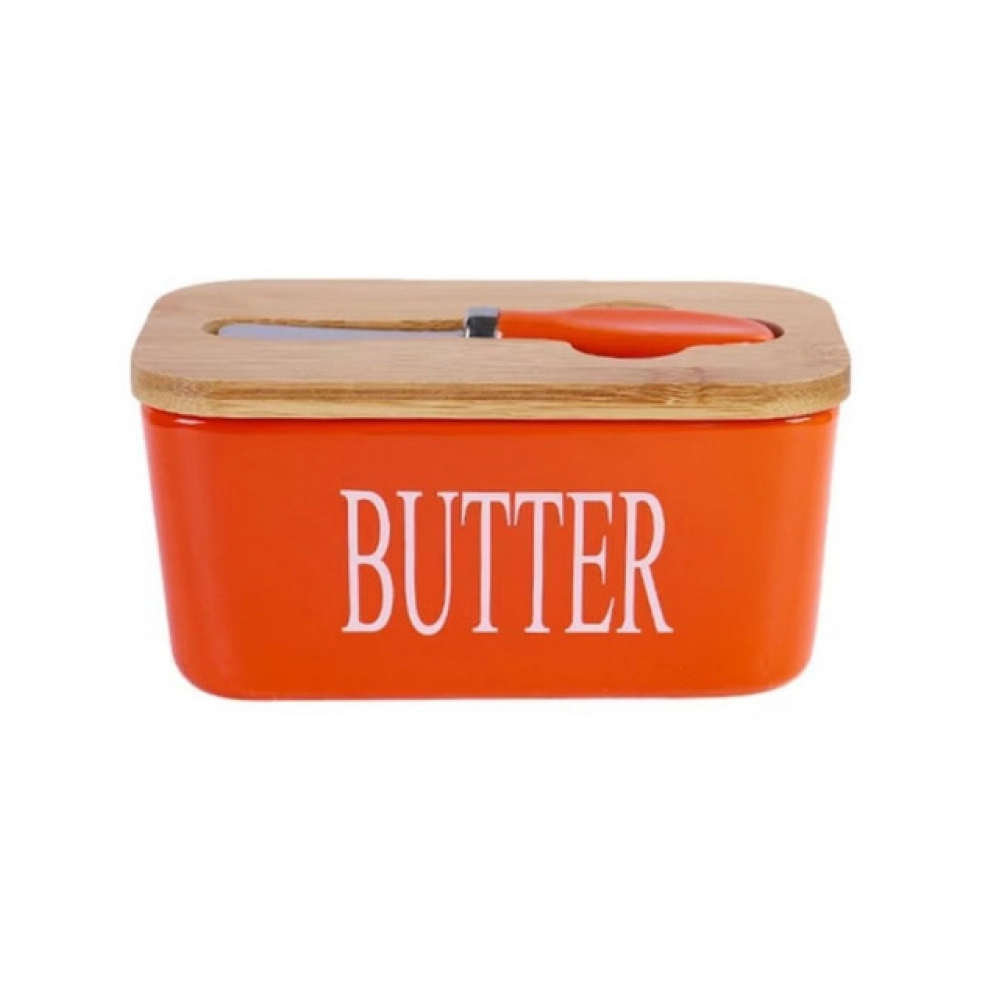 Generic Ceramic Butter Box (Orange) - Image 3