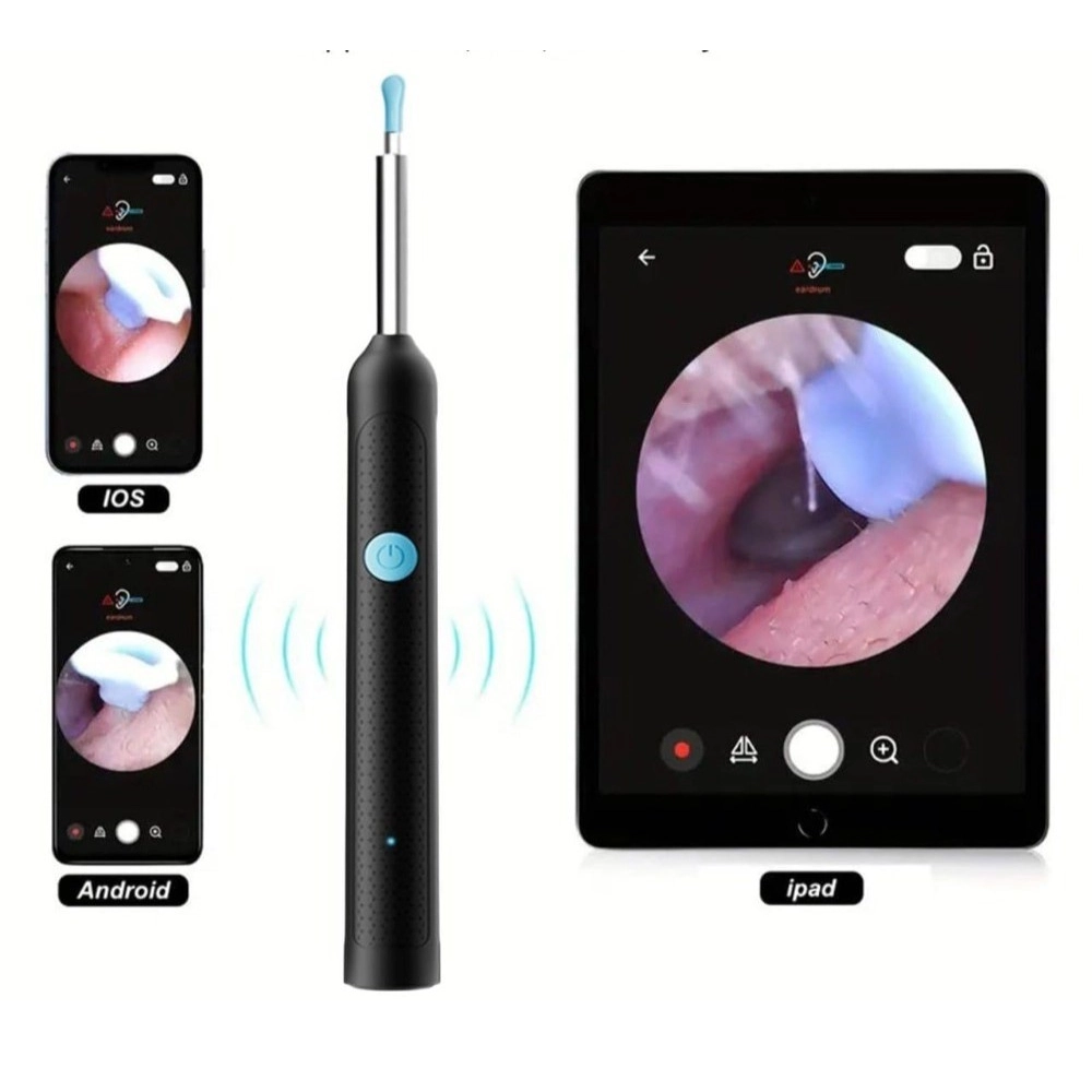 Generic Earwax Cleaner With Camera (Multicolor )