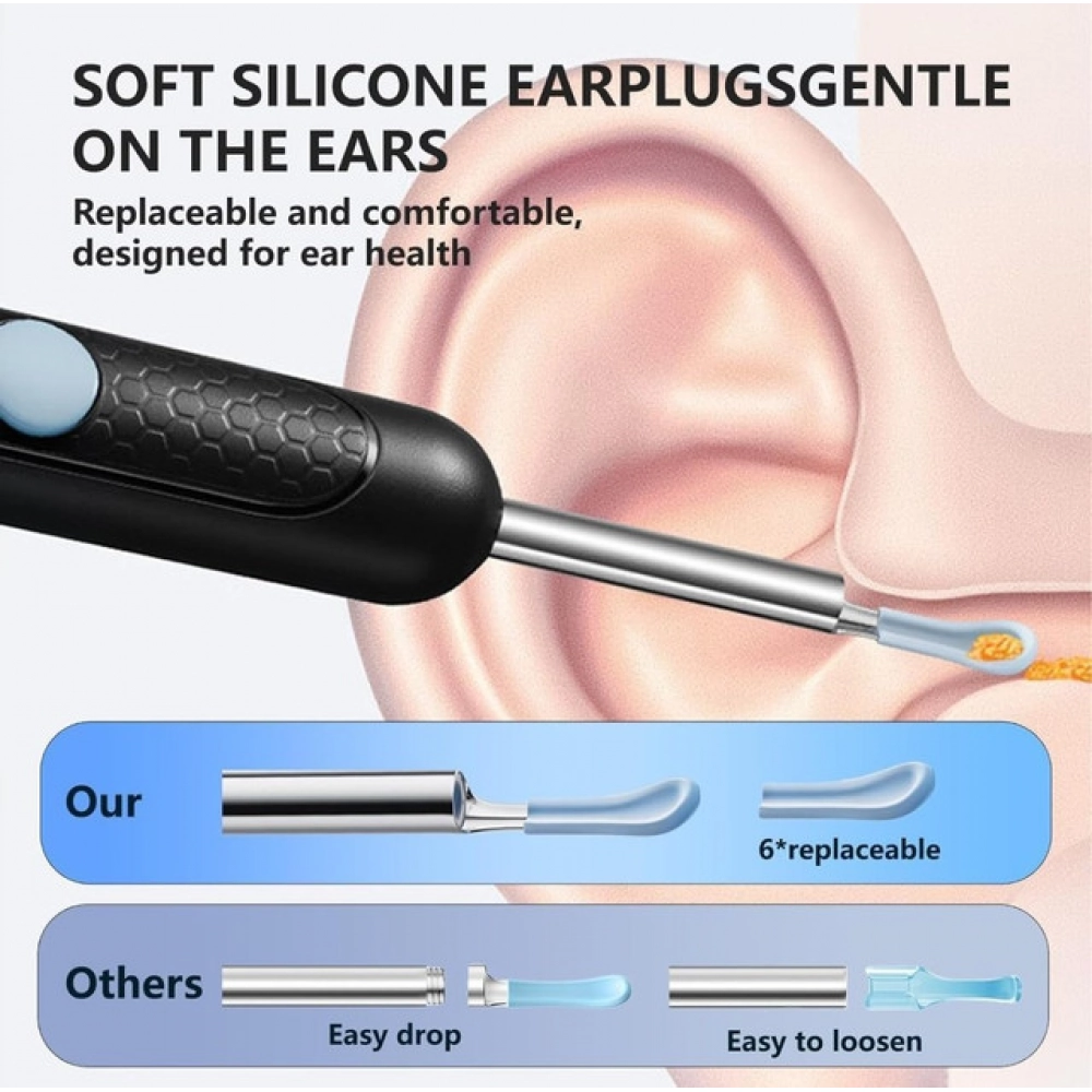 Generic Earwax Cleaner With Camera (Multicolor ) - Image 3