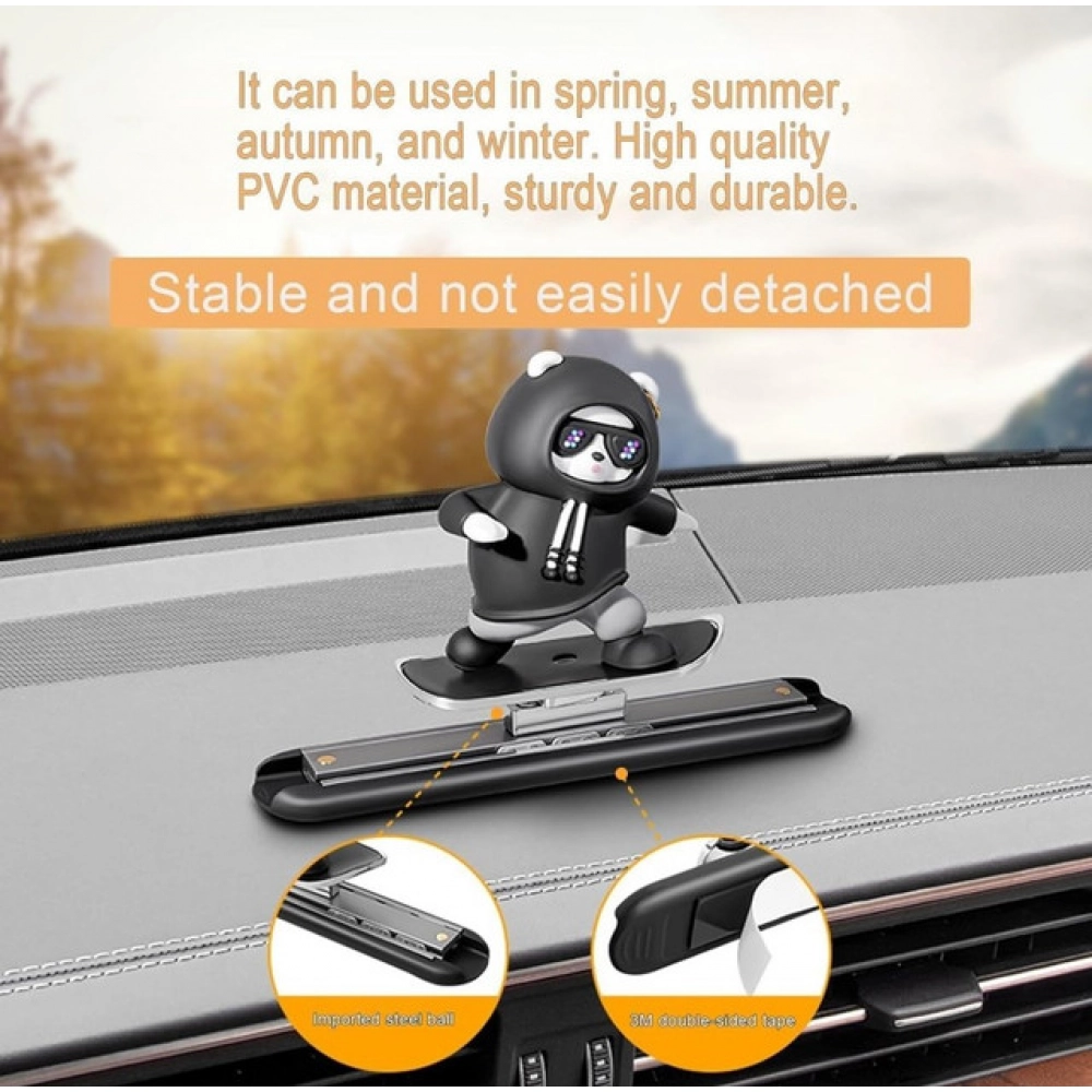 Generic Car Slidder Panda (Black) - Image 3