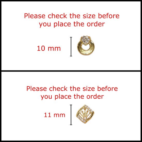 Radiant Duo | Gold-Plated Cubic Zirconia Stud Earring Set | Set of 2 Pairs